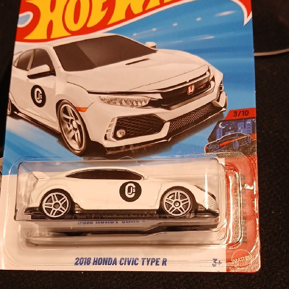 Hot Wheels 2018 Honda Civic Type R - White